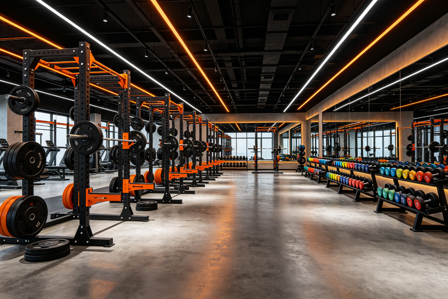 Commercial gym equipment