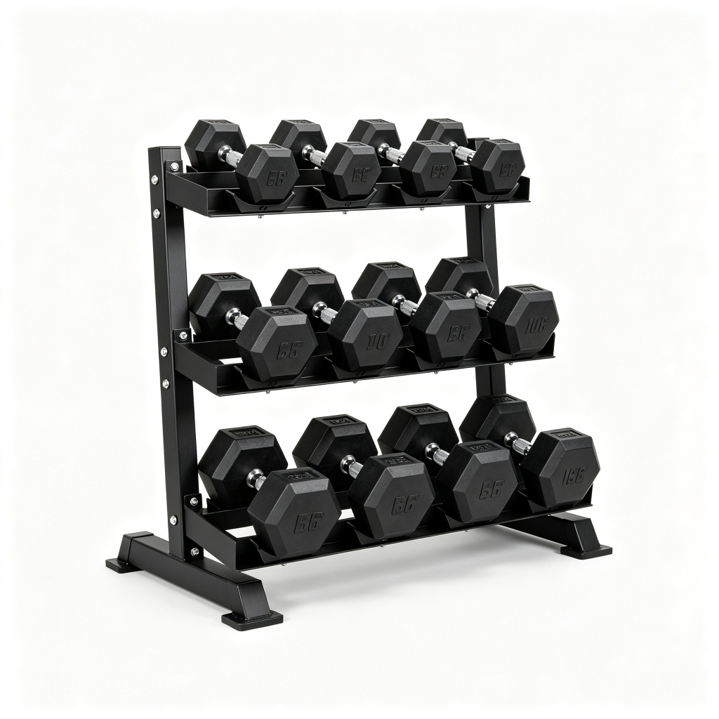 10 Pairs Dumbbell Storage Rack for Gym & Home - MD6250