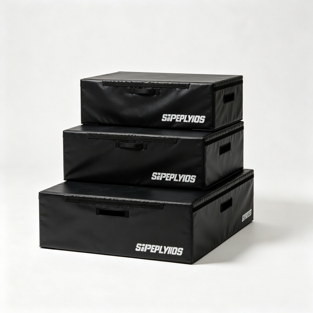 Adjustable Strength Jump Plyo Boxes for Gym Training