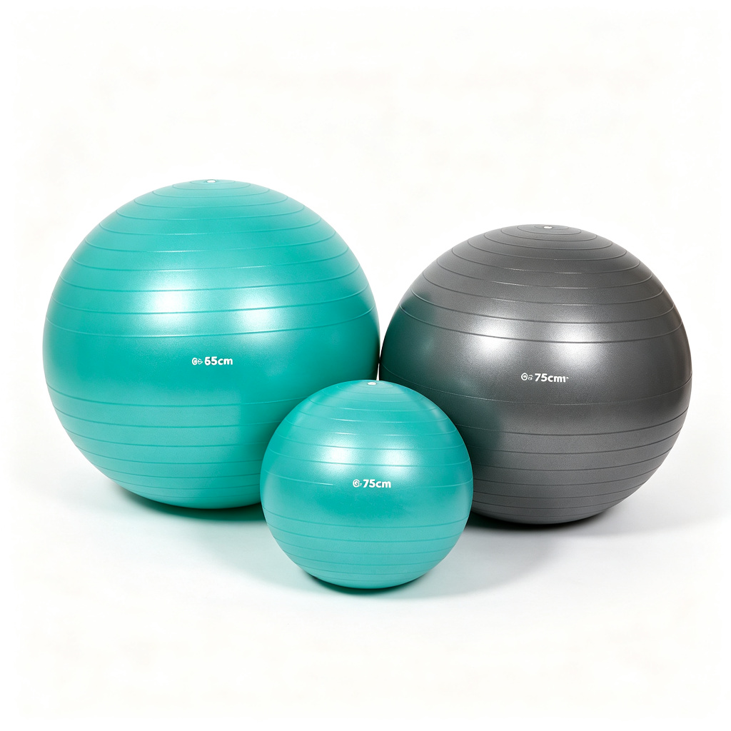 55/65/75cm BLOOM Workout Fitness Exercise Balance Gym Abs Anti Burst Yoga Ball Anti-Slip Swiss Pi