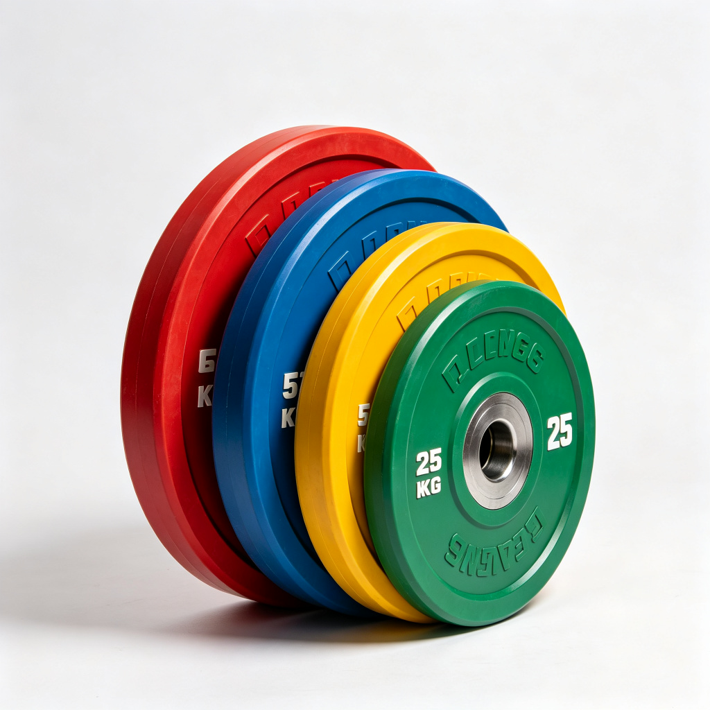 Olympic Bumper Plates - Front View