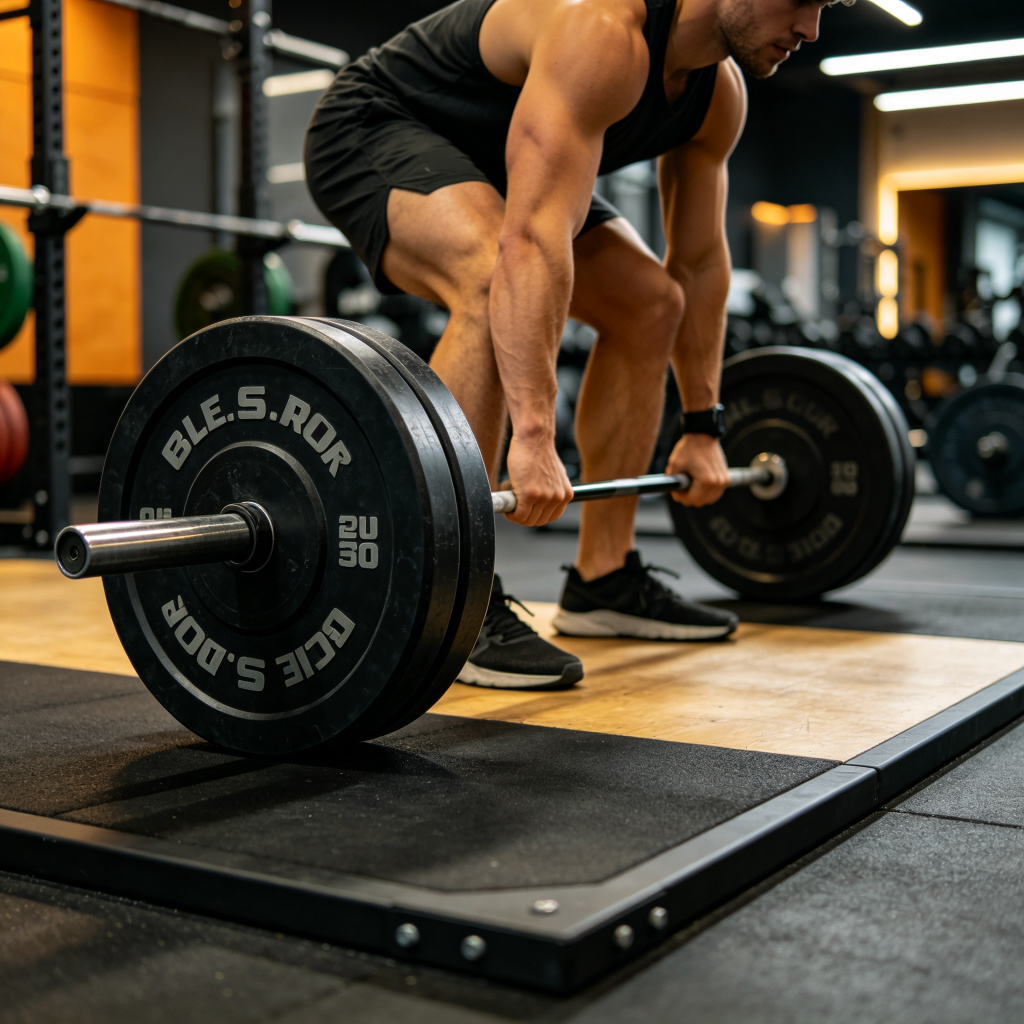 Olympic Bumper Plates - In Commercial Gym
