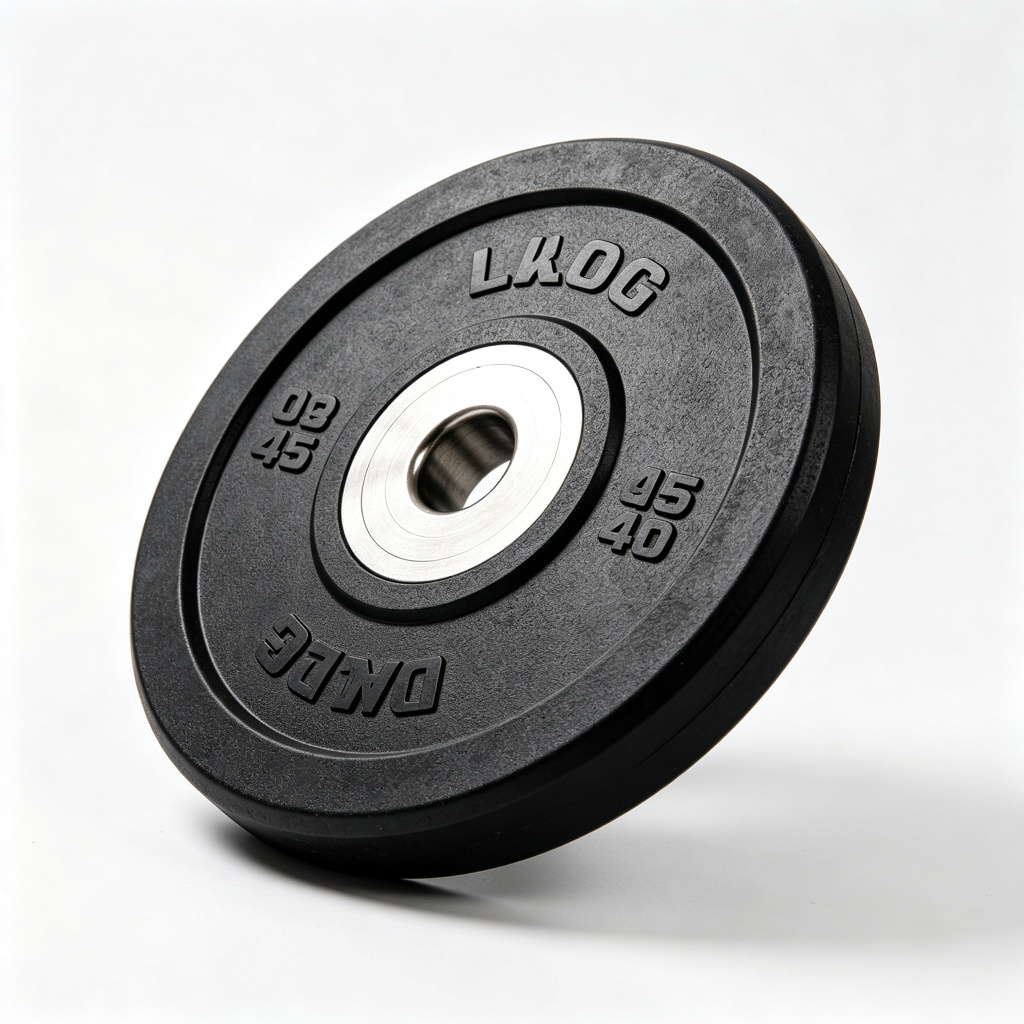Olympic Bumper Plates - 45° Side Angle