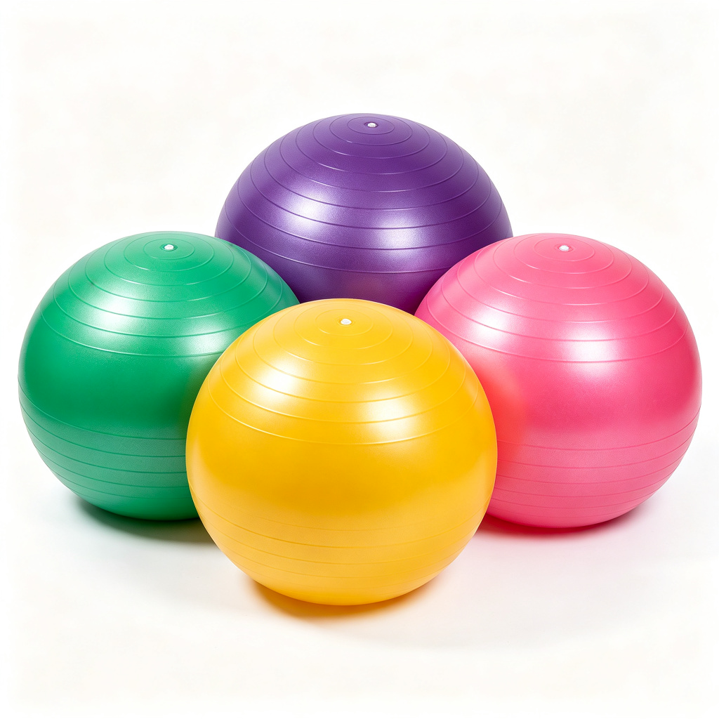 Custom Color Anti-Burst PVC Yoga Ball 55/65/75/