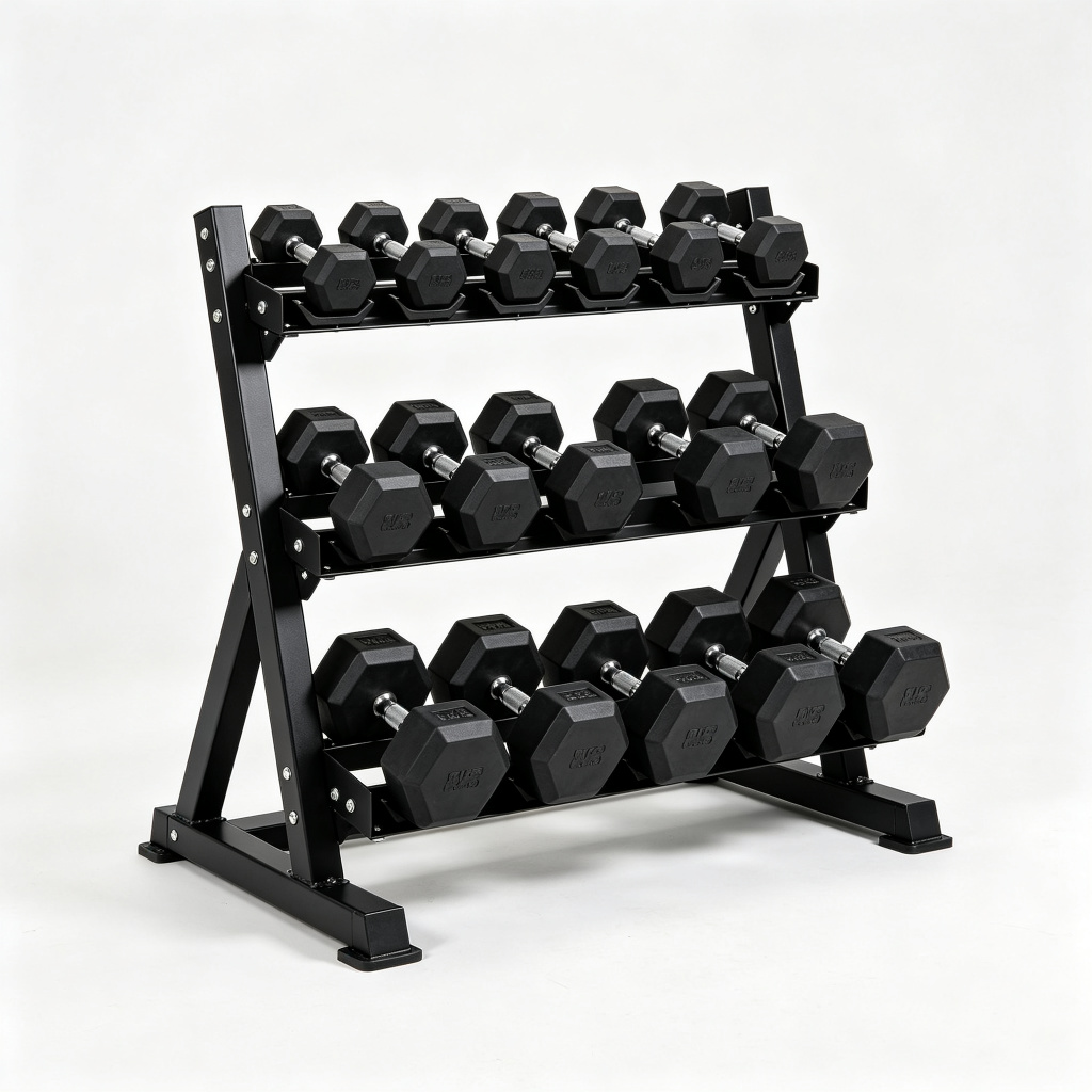 3-Tier Dumbbell Rack (Commercial)