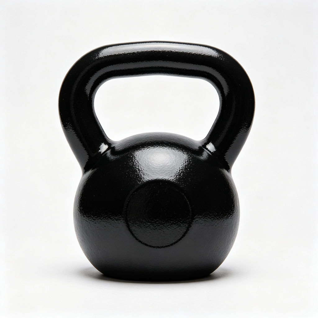 Rubber Kettlebelli Glossy Surface