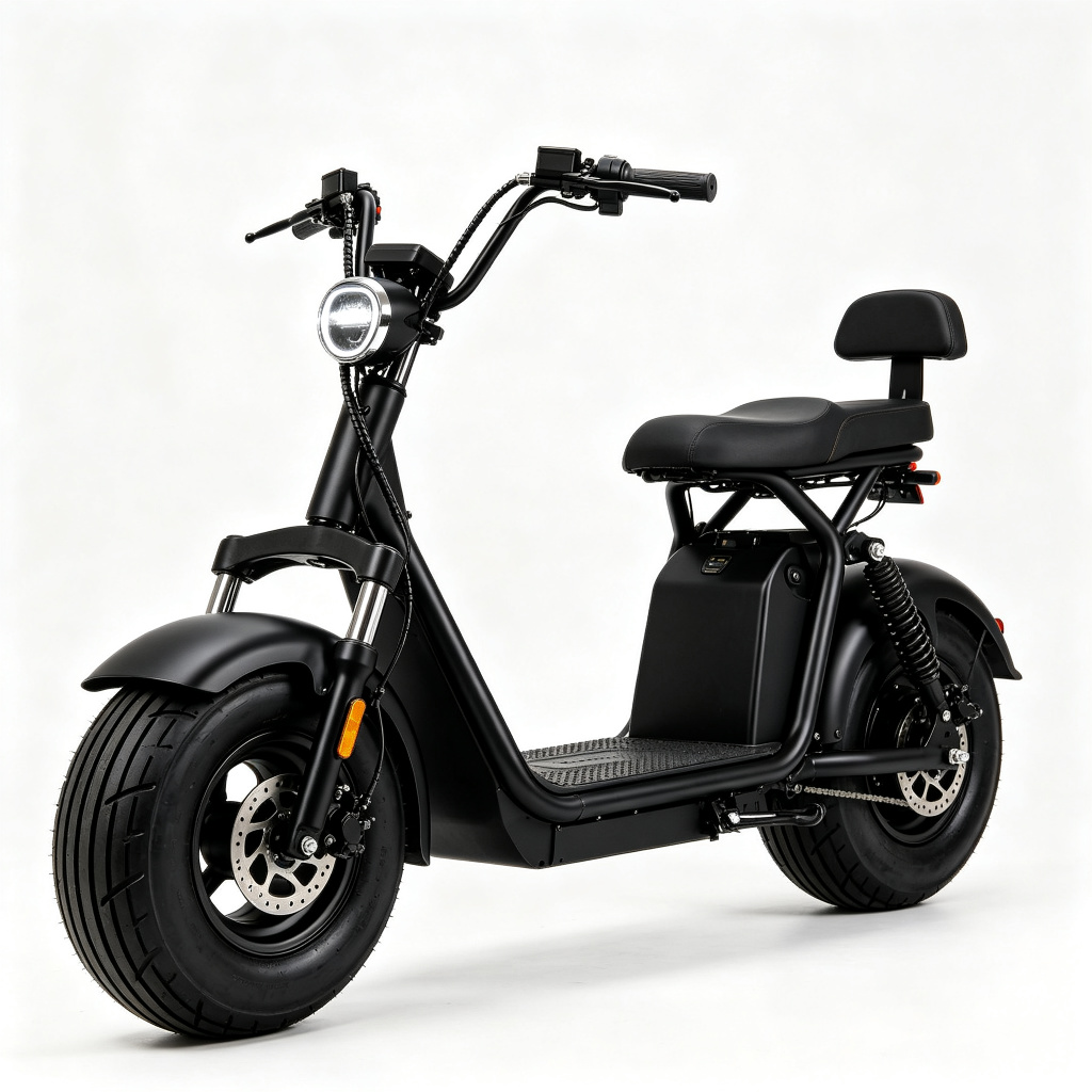 Heavy-Duty Electric Scooter with Seat