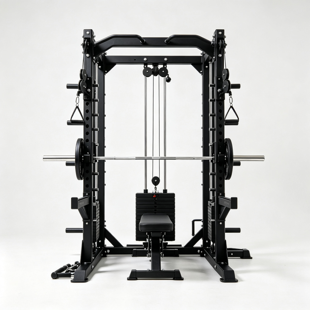 LIVEPRO OEM/ODM Fitness Equipment Multi Functional Trainer Smith Machine Station Home Using Gym F