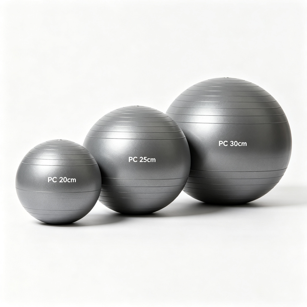 20/25/30cm PVC Customised pilates Stability Exercise Ball Inflatable Soft Mini pilates Small Yoga