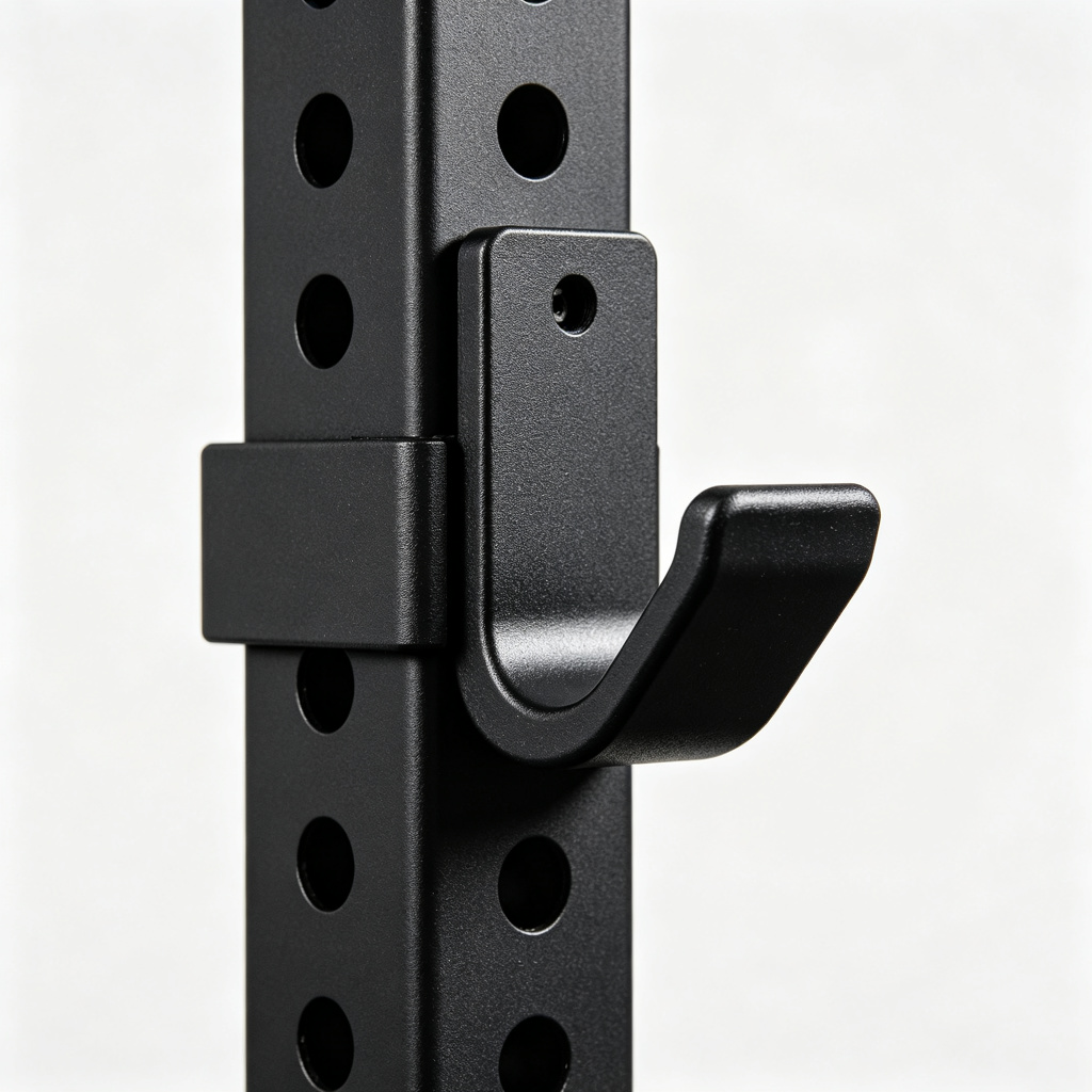 Commercial Power Rack - J-Hook Detail