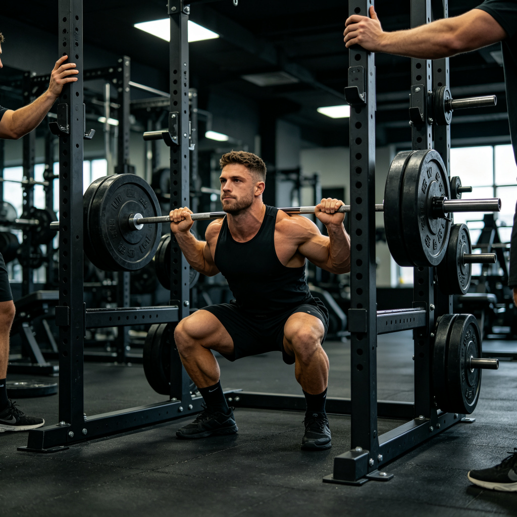 Commercial Power Rack - In Commercial Gym