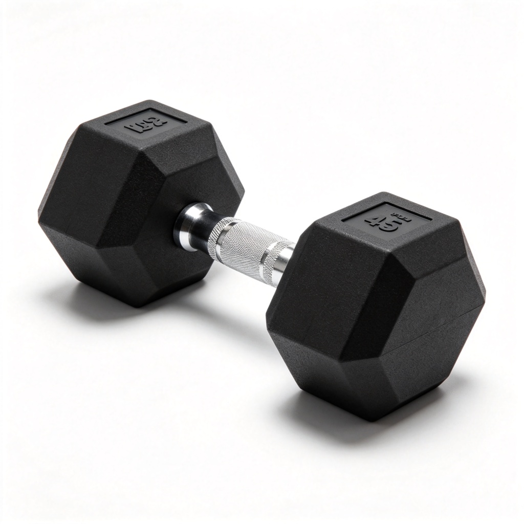 PU Urethane Dumbbells - 45° Side Angle