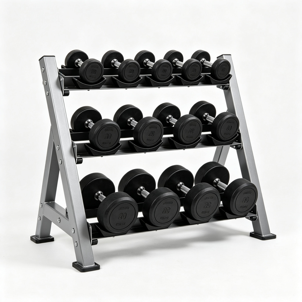 3-Tier Dumbbell Rack