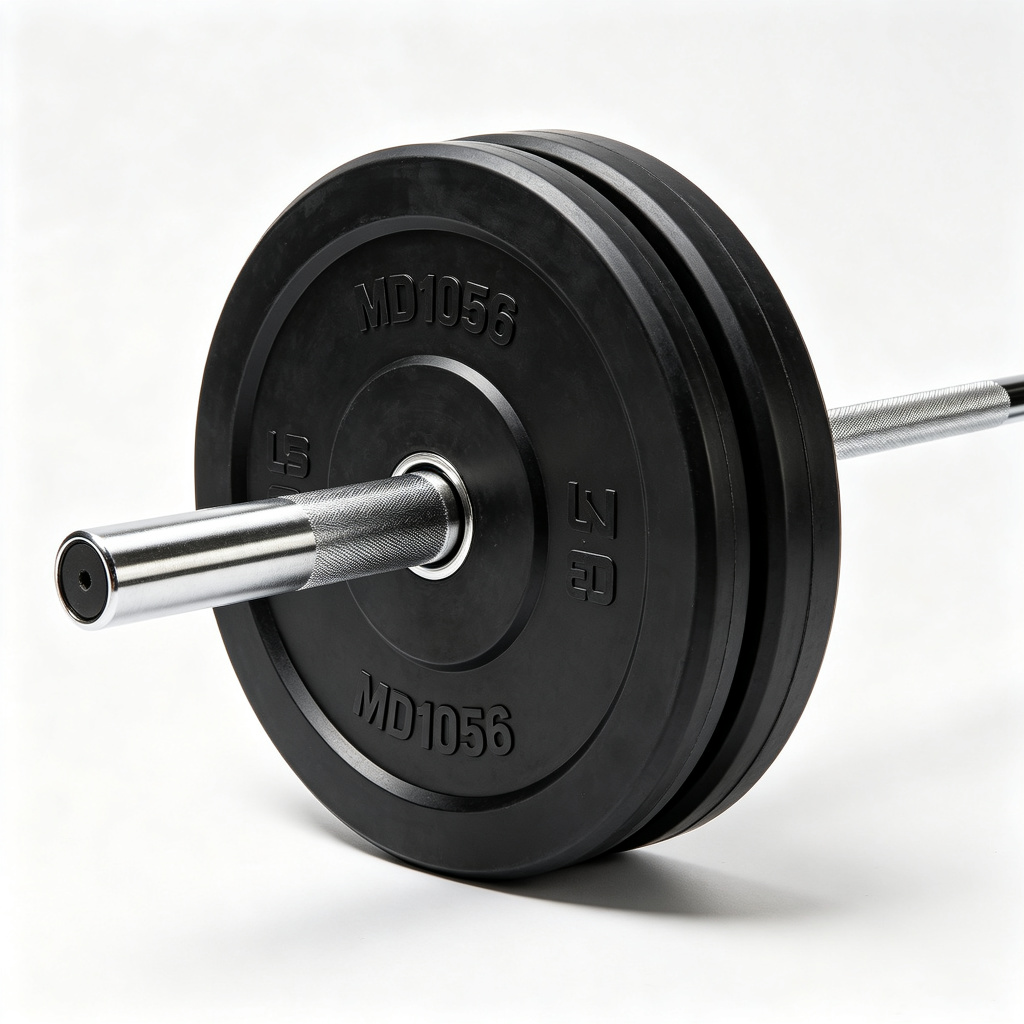 Rubber Bumper Plates for Weightlifting & Gym Use - MD1056