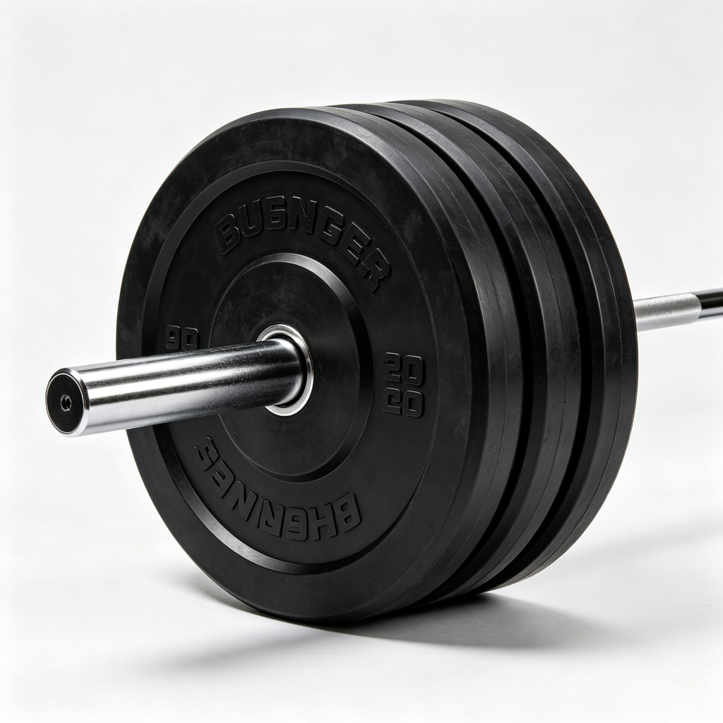 High-Quality Rubber Bumper Plates for Gym Lifting - MD1057