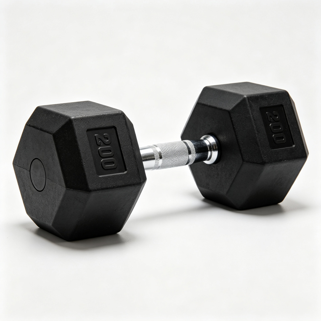 Rubber Dooecagon head Barbell