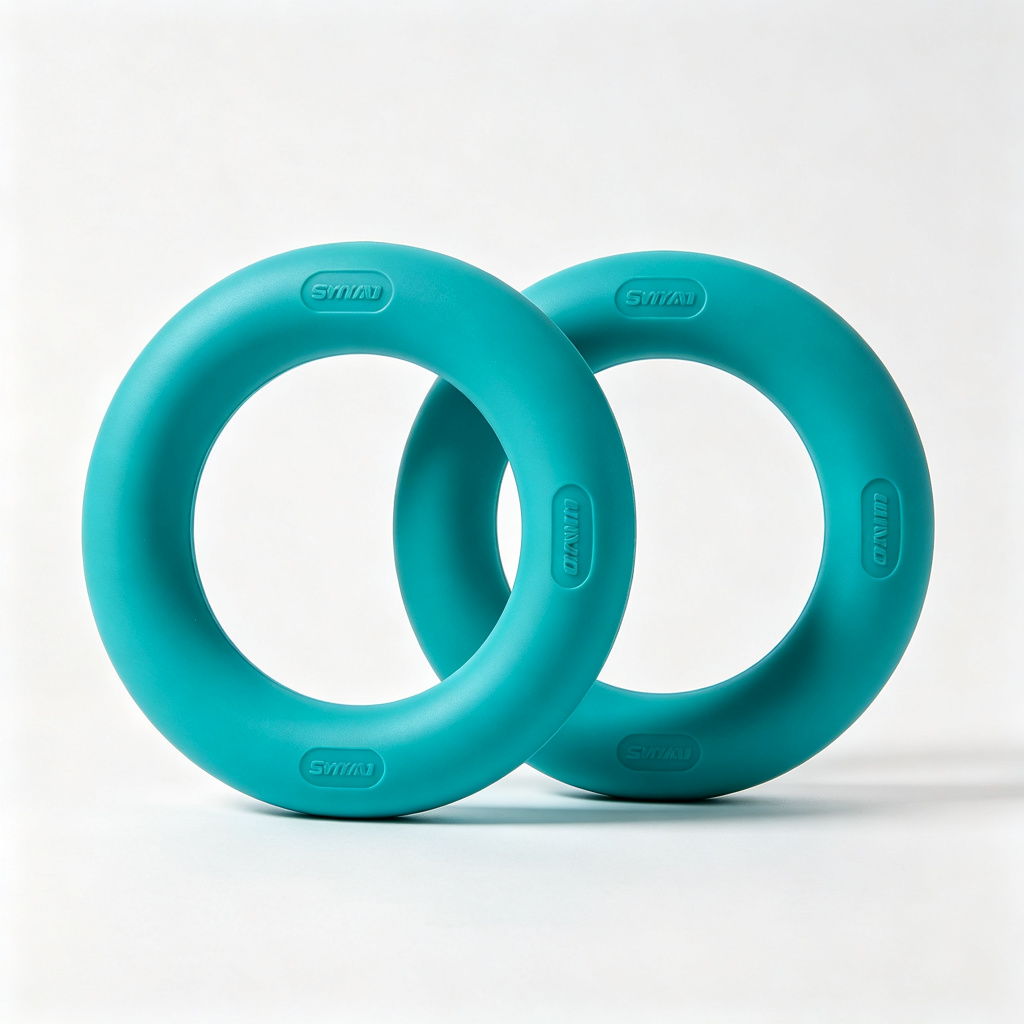 Factory Supply Soft Silicone Circular Yoga Weight Rings Home Workout Arm Leg Exercise Weights