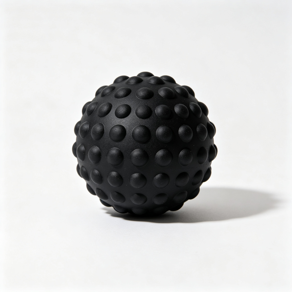 Solid Rubber Fascia Massage Ball Deep Tissue Trigger Point Ball for Back Neck Foot Muscle Relief