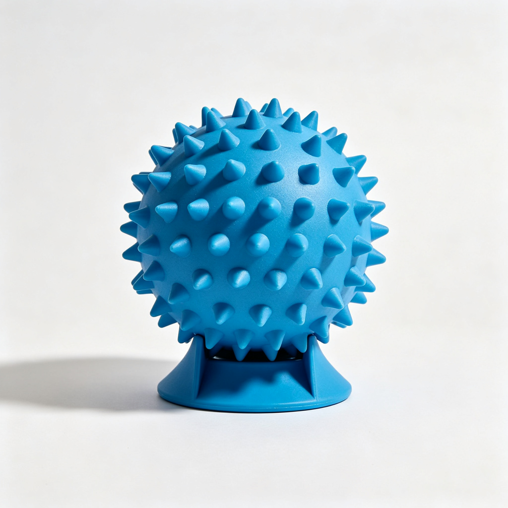 Spiky Foam Roller with Detachable Stand