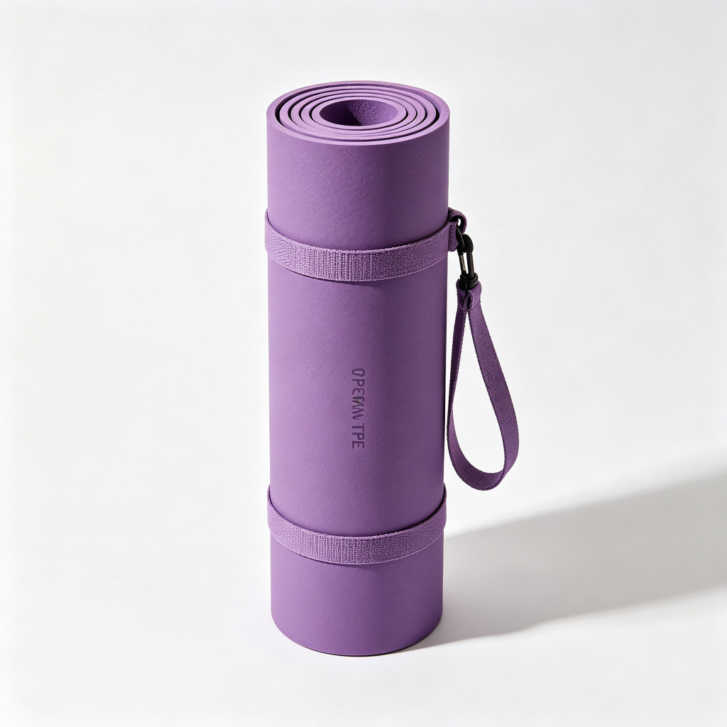 Ultra Thin TPE Yoga Mat Non Slip Lightweight Po