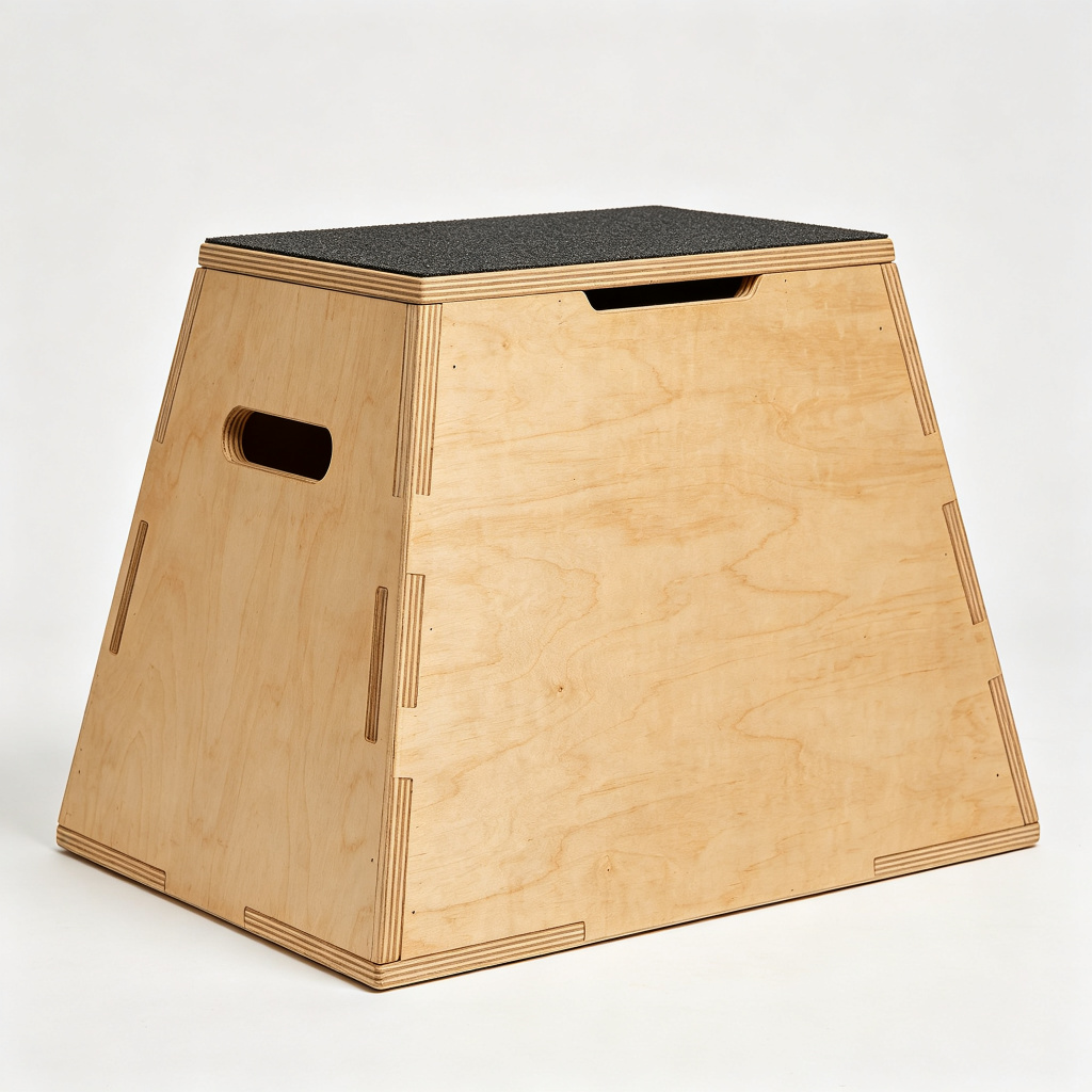 Wooden Plyo Trapezoid Box